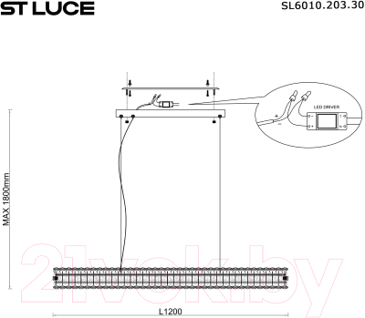 Потолочный светильник ST Luce SL6010.203.30