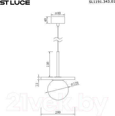 Потолочный светильник ST Luce SL1191.343.01
