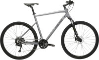 Велосипед Kross Evado 5.0 M 28 / KREV5Z28X23M005762 (XL, графит/черный) - 