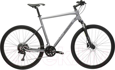 Велосипед Kross Evado 5.0 M 28 / KREV5Z28X23M005762 (XL, графит/черный)