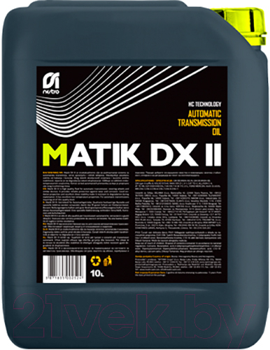 Трансмиссионное масло Nestro MATIK DX II