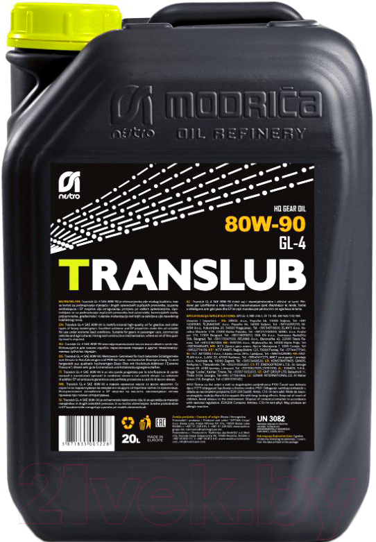 Трансмиссионное масло Nestro TRANSLUB GL-4 SAE 80W-90