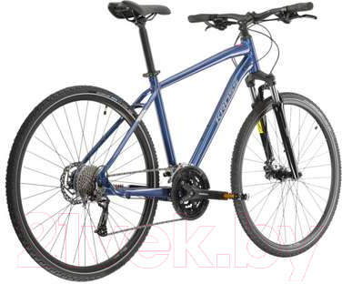 Велосипед Kross Evado 6.0 M 28 PP / KREV6Z28X23M005426 (XL, синий/серебристый)