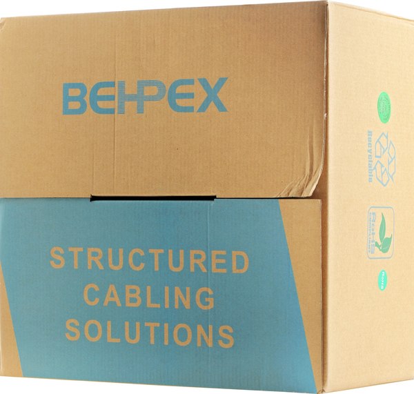 Кабель No Brand UTP 4 пары cat5E solid 0.48мм Cu