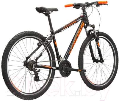 Велосипед Kross Hexagon 2.0 M 26 / KRHE2Z26X17M004064 (S, черный/оранжевый)