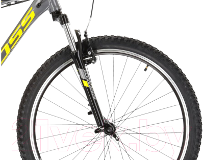 Велосипед Kross Hexagon 2.0 M 26 / KRHE2Z26X17M004059 (S, графит/черный/желтый)