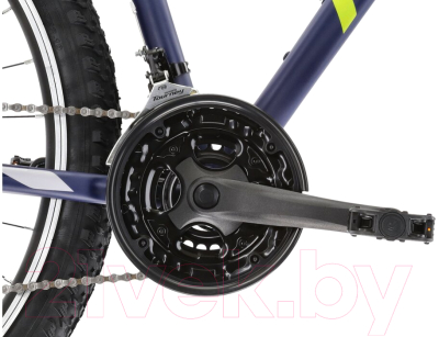 Велосипед Kross Hexagon 2.0 M 26 / KRHE2Z26X14M004068 (XS, темно-синий/лайм)