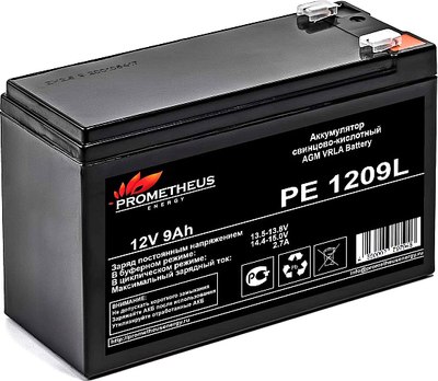 

Аккумуляторная батарея, PE 1209L 12В/9.2Ач