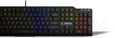 Клавиатура MSI Vigor GK41 Dusk LR RU (черный/серый)