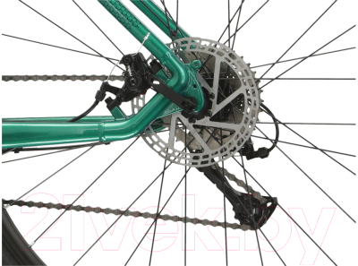 Велосипед Kross Hexagon 3.0 M 29 / KRHE3Z29X18M006847 (L, зеленый/темно-синий)