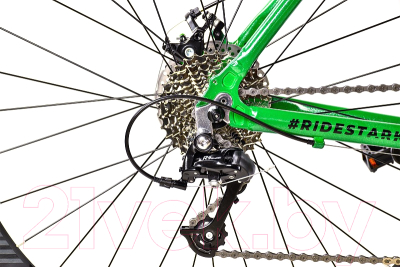 Велосипед STARK Peloton 700.4 D 2024 (18,  зеленый/черный/серый)
