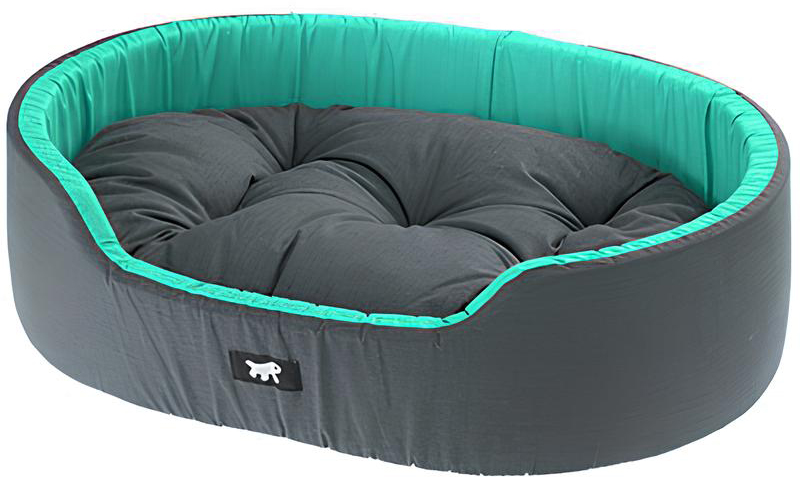 Лежанка для животных Ferplast Dandy 65 / 82943099 (черный/бирюзовый)
