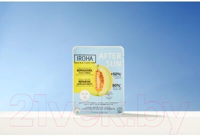 Маска для лица тканевая Iroha Nature Aftersun Sheet Mask Repairing Calms and Hydra (25мл)