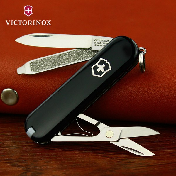 Нож складной Victorinox Classic SD Colors / 0.6223.3G (Dark Illusion)