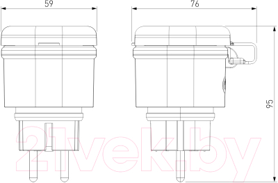 Умная розетка Elektrostandard 76103/00 (черный)