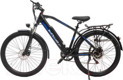 Электровелосипед Smart Balance City 27.5 (черный/синий)