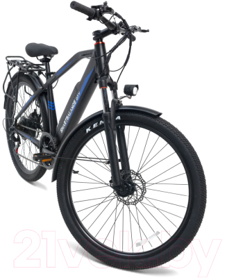 Электровелосипед Smart Balance City 27.5 (черный/синий)