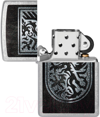 Зажигалка Zippo Dragon Design / 48730 (серебристый)