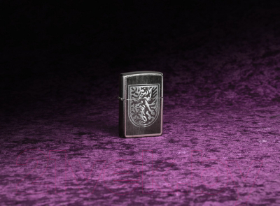 Зажигалка Zippo Dragon Design / 48730 (серебристый)