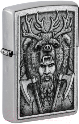 Зажигалка Zippo Barbarian Design / 48731 (серебристый)