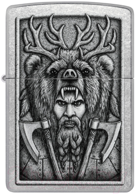 Зажигалка Zippo Barbarian Design / 48731 (серебристый)