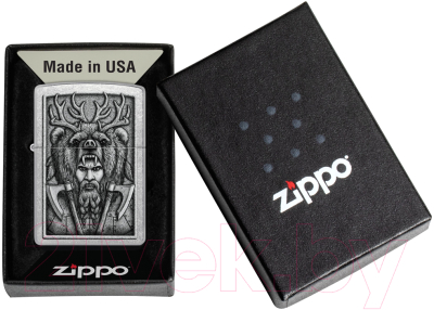 Зажигалка Zippo Barbarian Design / 48731 (серебристый)