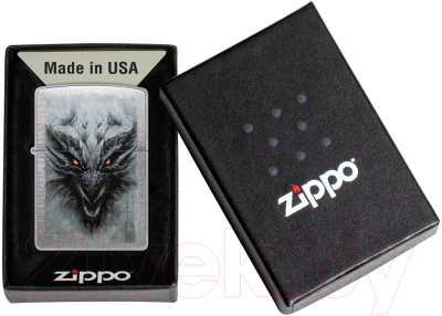 Зажигалка Zippo Dragon Design / 48732 (серебристый)