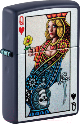 Зажигалка Zippo Queen Design / 48723 (синий)