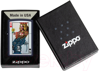 Зажигалка Zippo Queen Design / 48723 (синий)