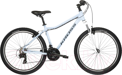 Велосипед Kross Lea 1.0 D 26 / KRLE1Z26X17W006892 (S, голубой/темно-синий)