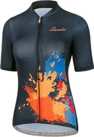 Велоджерси Santic L2C02233N (XL, синий/оранжевый) - 