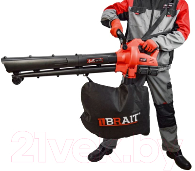 Воздуходувка аккумуляторная Brait BCVB40-4PU-2 PRO