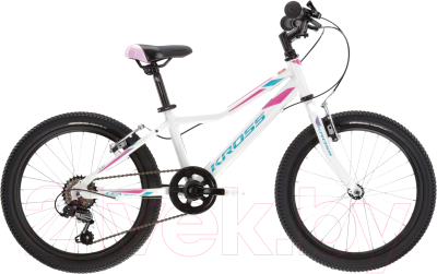 Детский велосипед Kross Lea Mini 1.0 D 20 / KRLEM120X11W003561 (S, белый/синий)