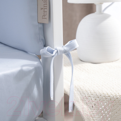 Комплект постельный для малышей Perina Teddy Sateen Collection / ТДСК6-01.10 (голубой)