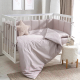 Комплект постельный для малышей Perina Teddy Sateen Collection / ТДСК6-01.6 (серый) - 