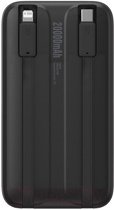 Портативное зарядное устройство Baseus Comet Series Dual-Cable 20000mAh / PPMD020101