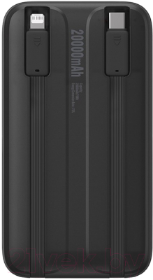 Портативное зарядное устройство Baseus Comet Series Dual-Cable 20000mAh / PPMD020101 (черный)