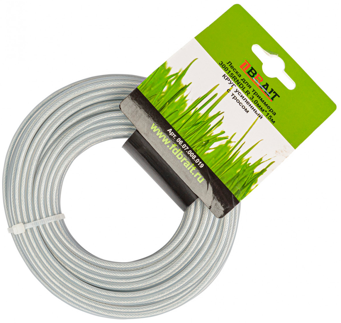 Леска для триммера Brait BR 3.0x15 30015 RNDLR