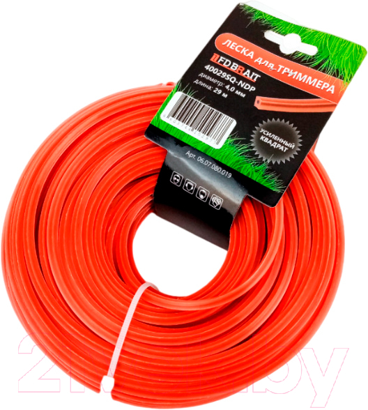 Леска для триммера Brait BR 4.0x29 40029 SQ-NDP 50/25