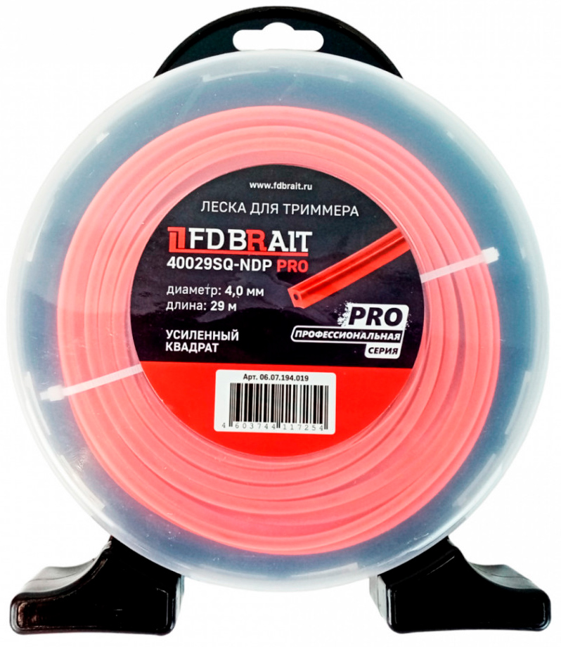 Леска для триммера Brait BR 4.0x29 40029 SQ-NDP PRO