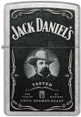 Зажигалка Zippo Jack Daniels / 48748 (серебристый)