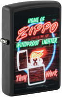 Зажигалка Zippo Classic / 48455 (черный) - 