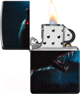 Зажигалка Zippo Horror Wolf / 48923 (черный)