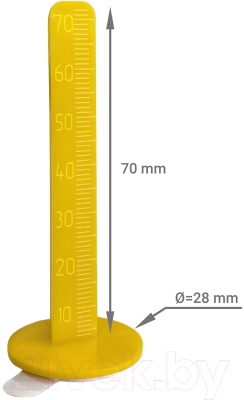 Маяки для наливных полов TLS-Profi 70мм / TLSZA102023 (20шт)