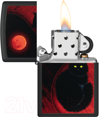 Зажигалка Zippo Black Cat / 48453 (черный)