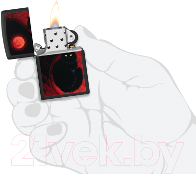 Зажигалка Zippo Black Cat / 48453 (черный)