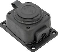 Розетка EKF PROxima 2P+PE 16A IP44 / RPS-014-16-230-44-R - 