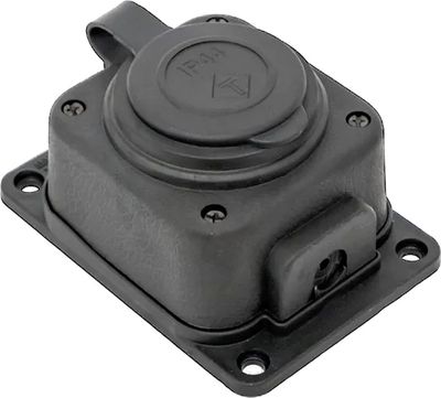 Розетка EKF PROxima 2P+PE 16A IP44 / RPS-014-16-230-44-R