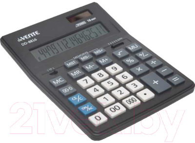 Калькулятор deVente DD-8816 / 4031307 (черный)