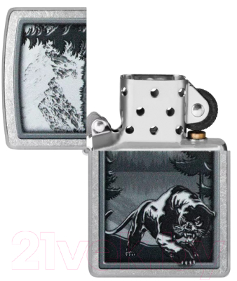 Зажигалка Zippo Mountain Lion / 48381 (серебристый)